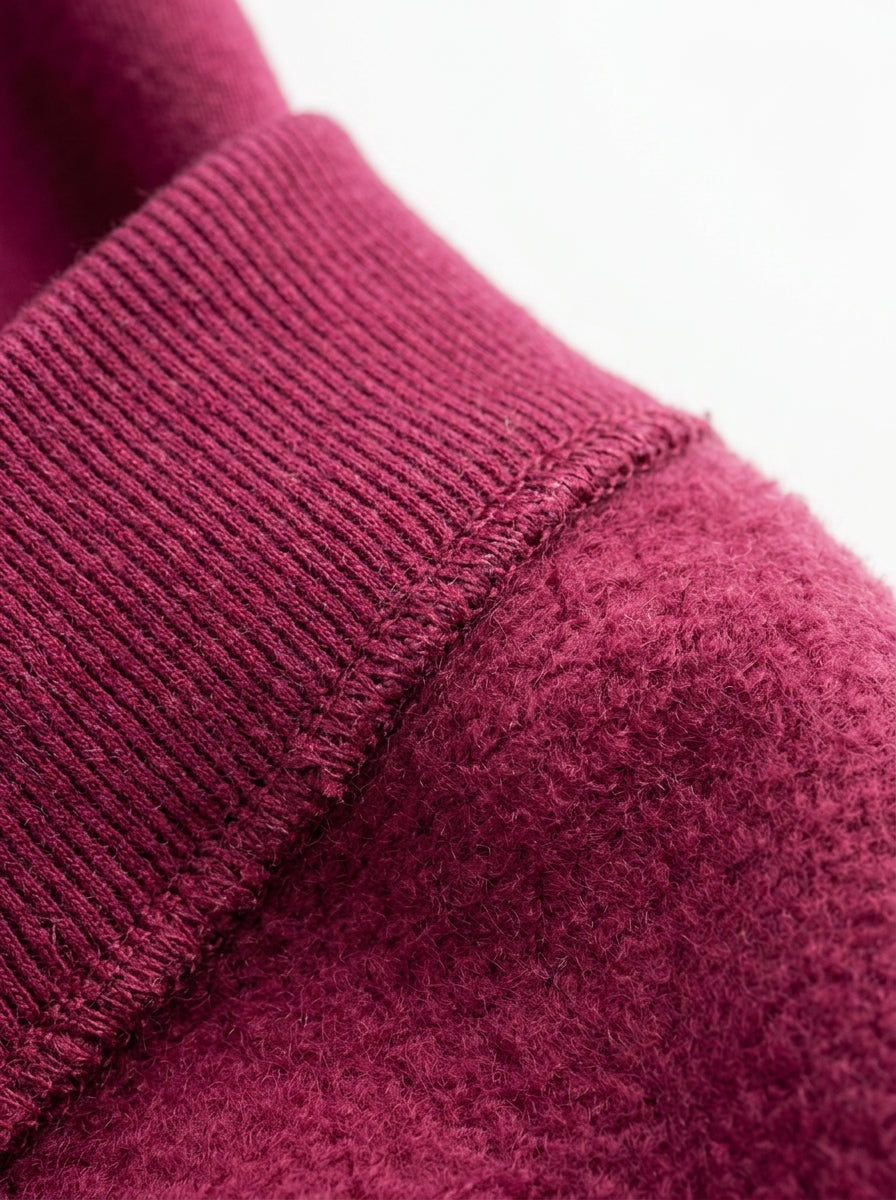 Fleece Tunic — Fabric Detail Close-up | Generated by Modelize