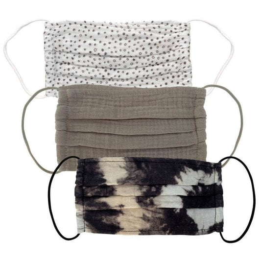 Cotton Face Mask 3pk - Neutrals - Style Bar
