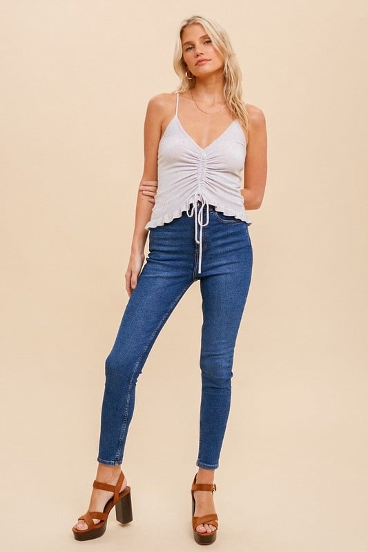 Heather Ruched Camisole - Style Bar
