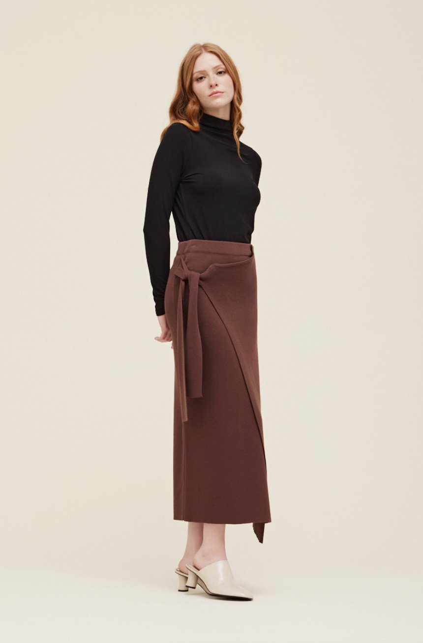 Keira Knit Wrap Skirt - Style Bar
