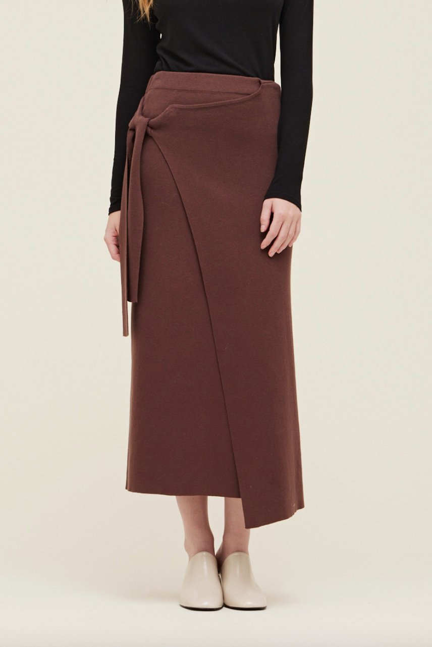 Keira Knit Wrap Skirt - Style Bar