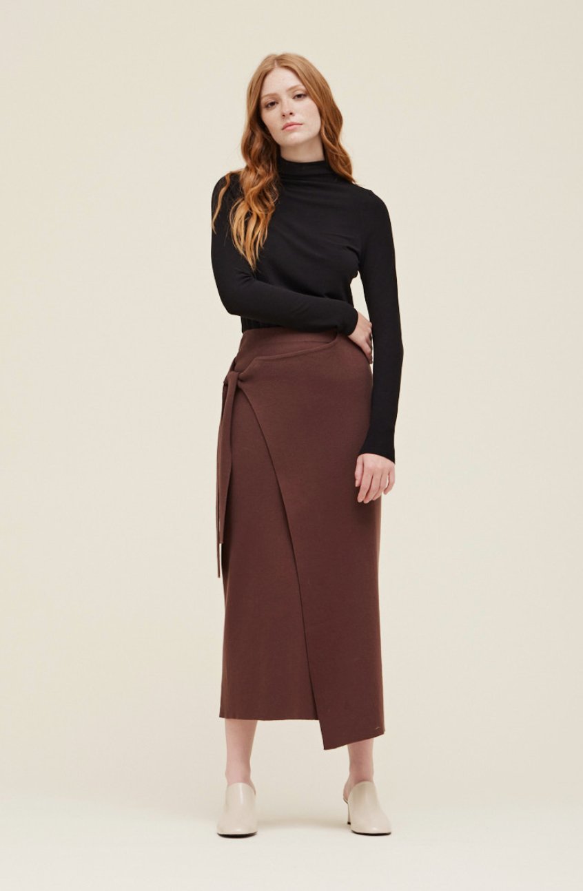Keira Knit Wrap Skirt - Style Bar