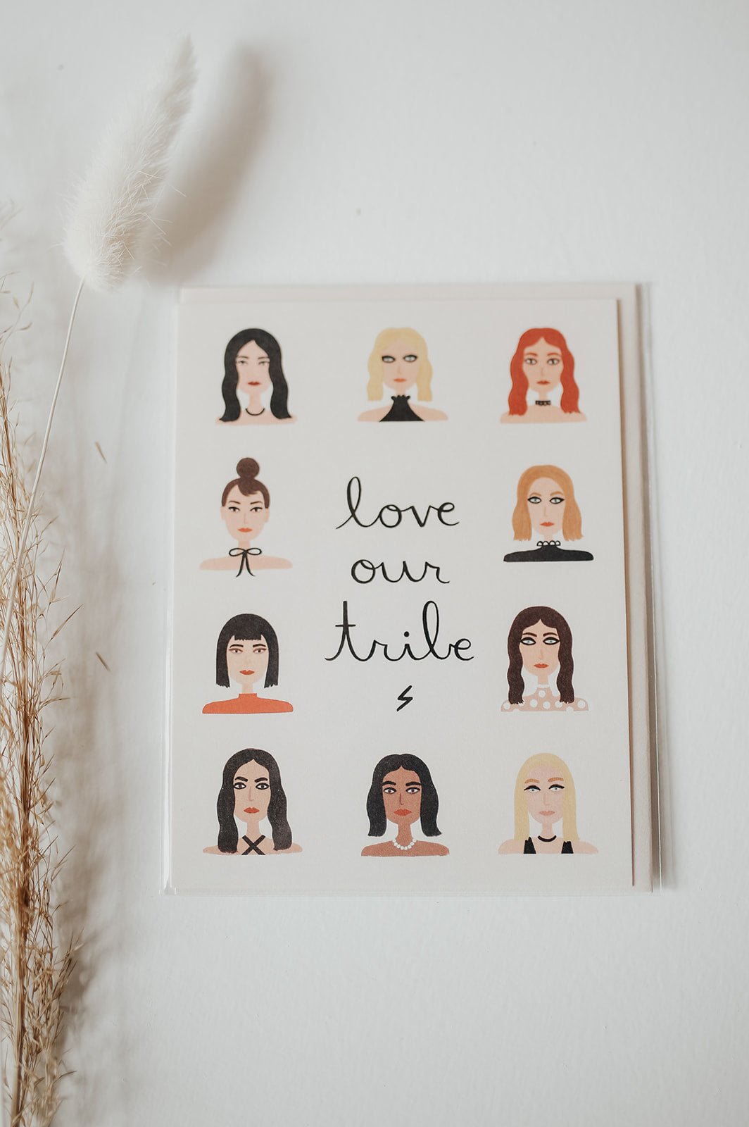 Love Our Tribe Greeting Card - Style Bar