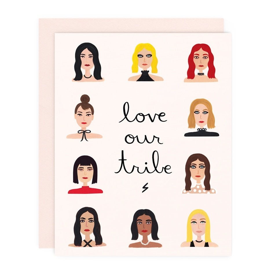 Love Our Tribe Greeting Card - Style Bar
