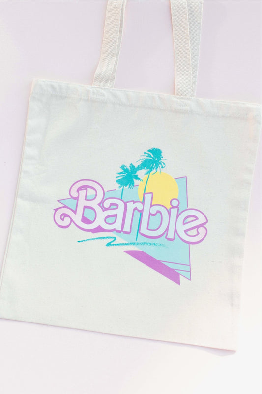 Malibu Barbie Canvas Tote - Style Bar