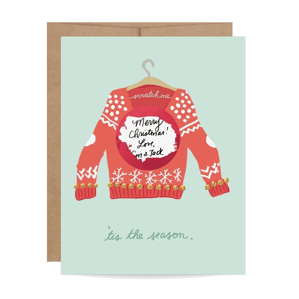 Ugly Sweater Scratch-off Card - Style Bar